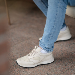 Herrar sportskor 974 beige lifestyle