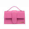 Damhandväska axel 028g rosa fuchsia