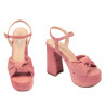 Damsandaler 1310 rosa mocka