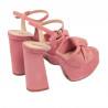 Damsandaler 1310 rosa mocka