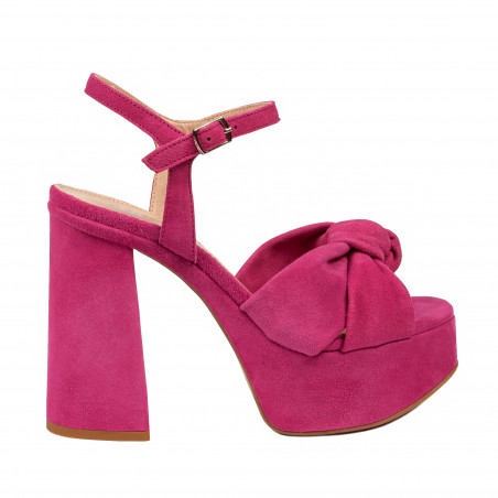 Dam sandaler 1310 rosa mocka 01