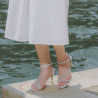 Dammsandaler 1337 silver lifestyle