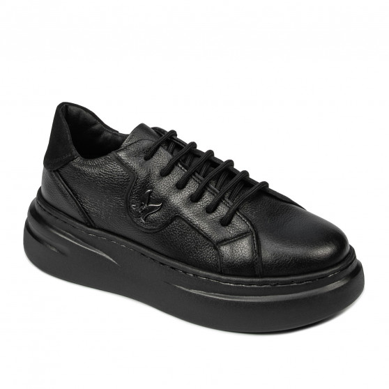 Dam sneakers 6077 svart kombinerad