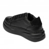 Dam sneakers 6077 svart kombinerad
