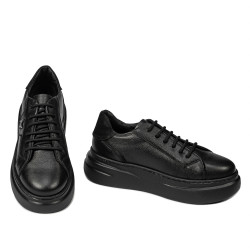 Dam sneakers 6077 svart kombinerad