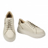 Damträningsskor 6077 beige kombinerad