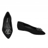 Dam ballerinas 1313 svart velour