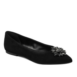 Dam ballerinas 1313 svart velour