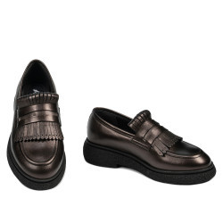 Dam loafers 6081 pärlemorbrun