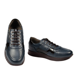 Casual/sportskor herr 916-1 indigo kombinerad