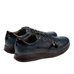 Casual/sportskor herr 916-1 indigo kombinerad