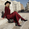 Svart axelväska för dam 032g caviar