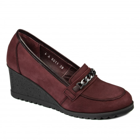 Casual damskor 6011 bufo vinröd