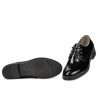 Svarta lackdam-skor 6020 casual