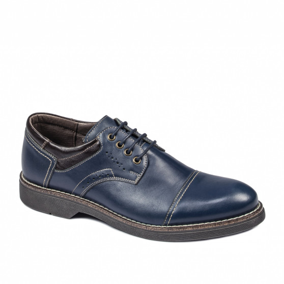 Herrcasualskor 848 indigo+café