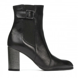 Damstövlar 1177 svart satin