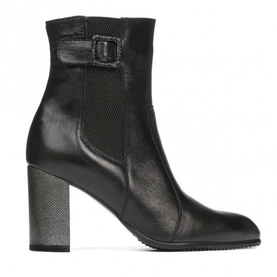 Damstövlar 1177 svart satin