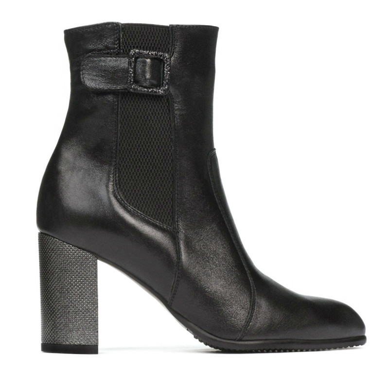 Damstövlar 1177 svart satin