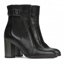 Damstövlar 1177 svart satin