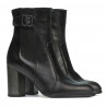 Damstövlar 1177 svart satin