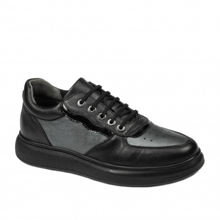 Svarta kombinerade sneakers 938