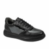 Svarta kombinerade sneakers 938