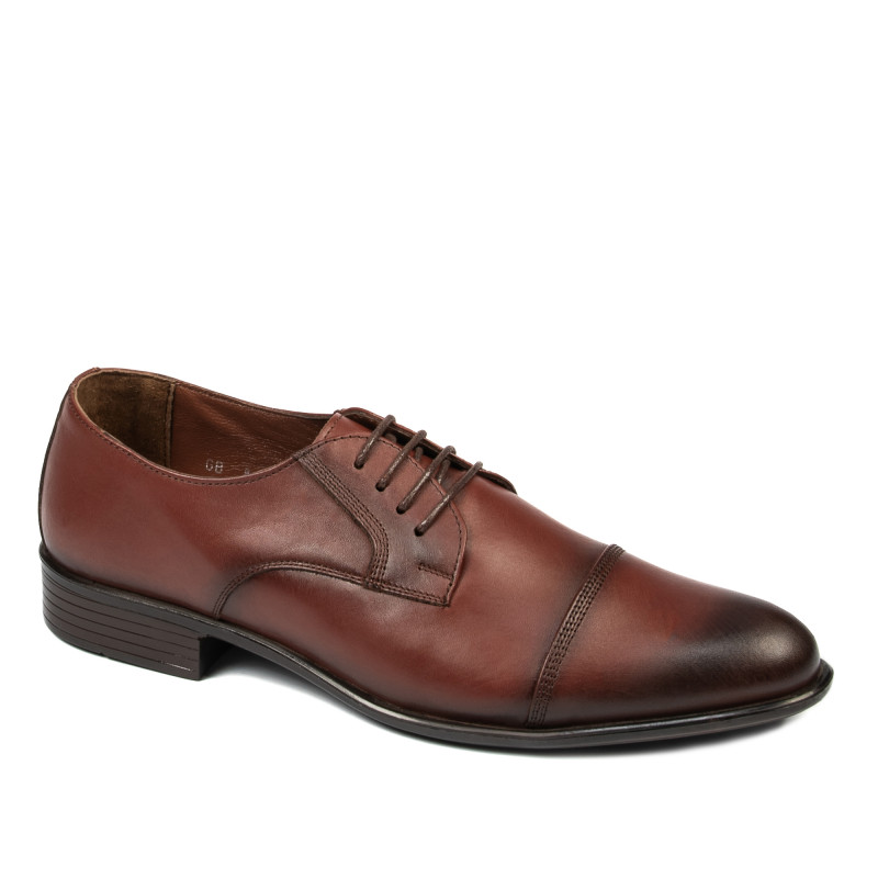 Eleganta herrskor 838 i konjak