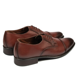 Eleganta herrskor 838 i konjak