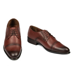 Eleganta herrskor 838 i konjak