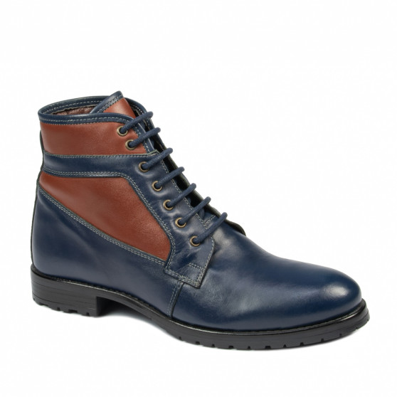 Herrstövlar 4114 indigo kombinerad