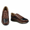 Herrsportskor 833 brun+indigo