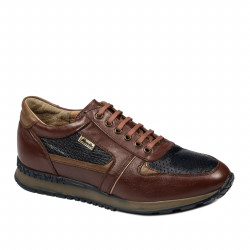 Herrsportskor 833 brun+indigo
