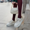 Damträningsskor 6077 beige kombinerad lifestyle