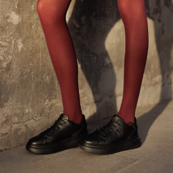 Dam sneakers 6077 svart kombinerad lifestyle