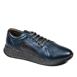 Damsneakers/casualskor 6010 indigopärlemor kombinerad