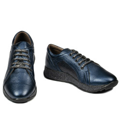 Damsneakers/casualskor 6010 indigopärlemor kombinerad