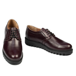 Kvinnors casual skor 6007 vinröd