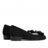 Elegant/casual damskor 1290 svart mocka