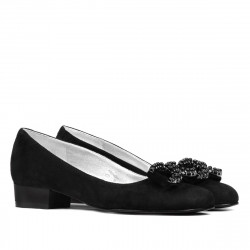 Elegant/casual damskor 1290 svart mocka
