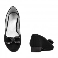 Elegant/casual damskor 1290 svart mocka