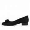 Elegant/casual damskor 1290 svart mocka