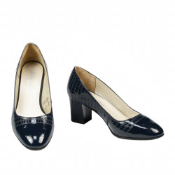 Eleganta damskor 1268 lack indigo