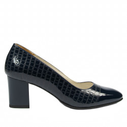 Eleganta damskor 1268 lack indigo