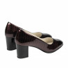 Eleganta damskor 1268 lack vinröd