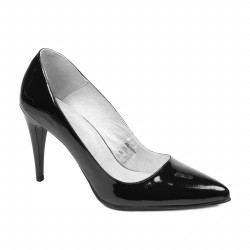 Eleganta damskor 1246 svart lack