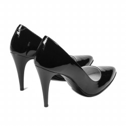 Eleganta damskor 1246 svart lack