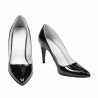 Eleganta damskor 1246 svart lack