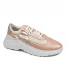 Damsneakers 6015 pärlemor kombinerad