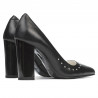 Eleganta damskor 1275 svart satin