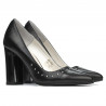 Eleganta damskor 1275 svart satin